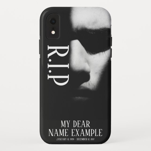 Capa Para iPhone, Case-Mate Um rosto adormecido em meia sombra (Verso)