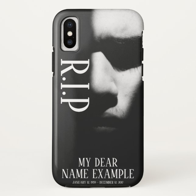 Capa Para iPhone, Case-Mate Um rosto adormecido em meia sombra (Verso)