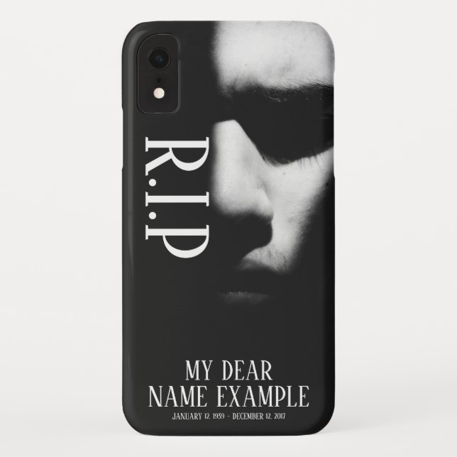 Capa Para iPhone, Case-Mate Um rosto adormecido em meia sombra (Verso)