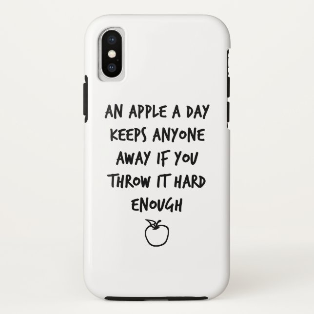 Capa Para iPhone, Case-Mate Uma Maçã Por Dia (Verso)