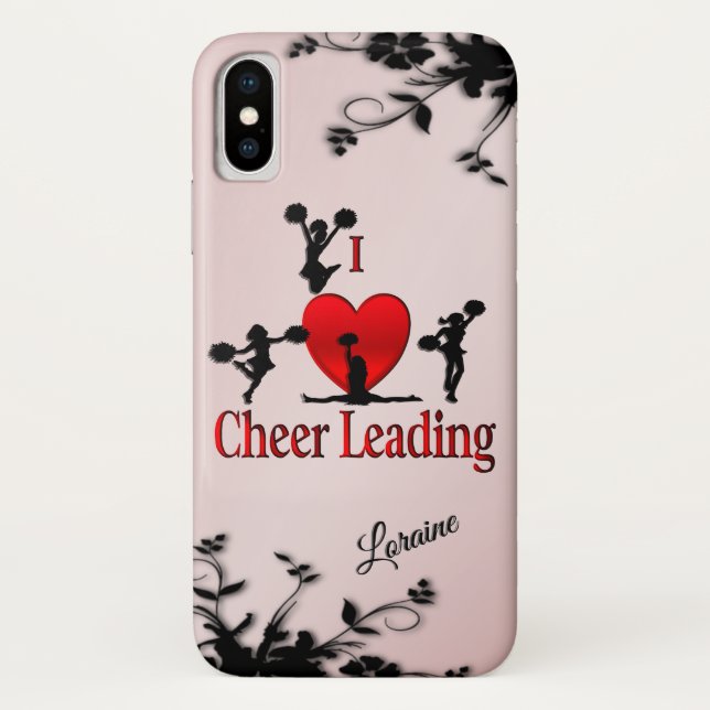 Capa Para iPhone, Case-Mate Único I Heart Cheerhead (Verso)