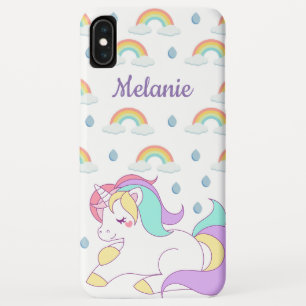 Capa Para iPhone Da Case-Mate Unicórnio Bonito e Rainbows Personalizados