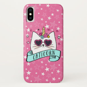 Capa Para iPhone Da Case-Mate Unicórnio mágico do gato de Caticorn   Kawaii