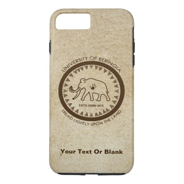 Capa Para iPhone, Case-Mate Universidade de Beringia Mammoth Seal (Verso)