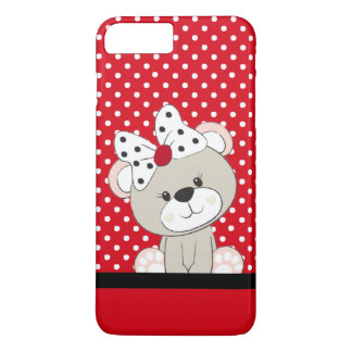 Capa iPhone 8 Plus/7 Plus ursinho fofo