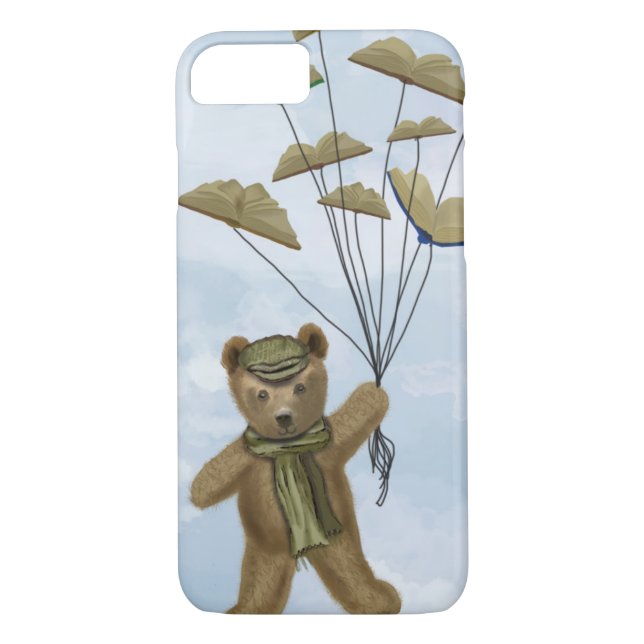 Capa Para iPhone, Case-Mate Urso com Borboletas de Livro 2 (Verso)