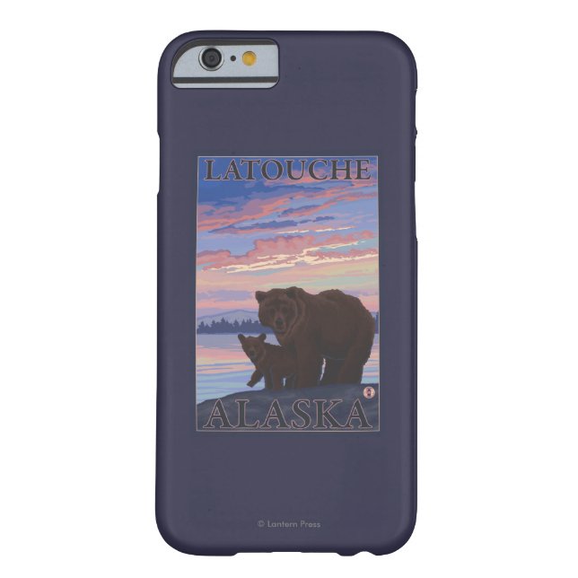 Capa Para iPhone, Case-Mate Urso e Cub - Latouche, Alasca (Verso)