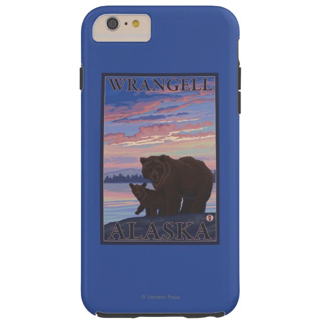 Capa Para iPhone, Case-Mate Urso e Cub - Wrangell, Alaska (Verso)