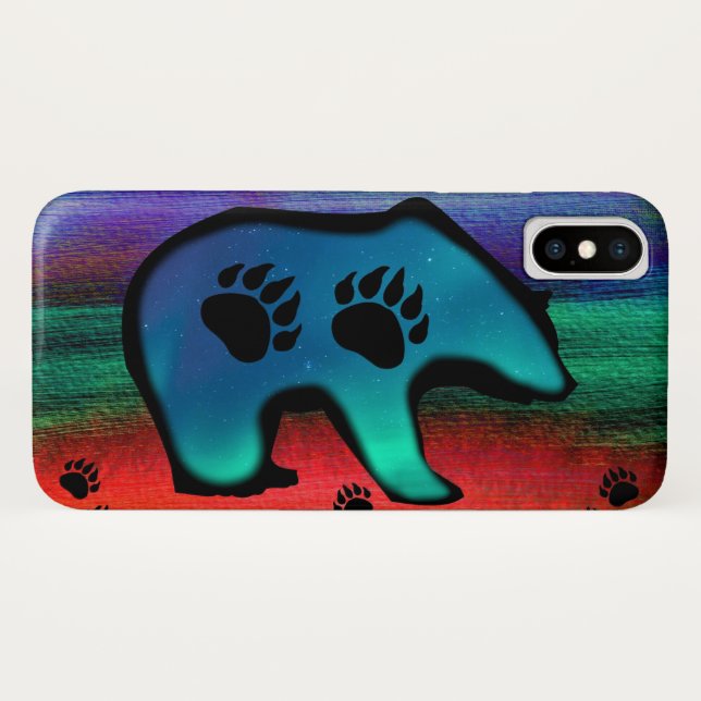 Capa Para iPhone, Case-Mate Urso Espírito das Luzes do norte (Verso (Horizontal))