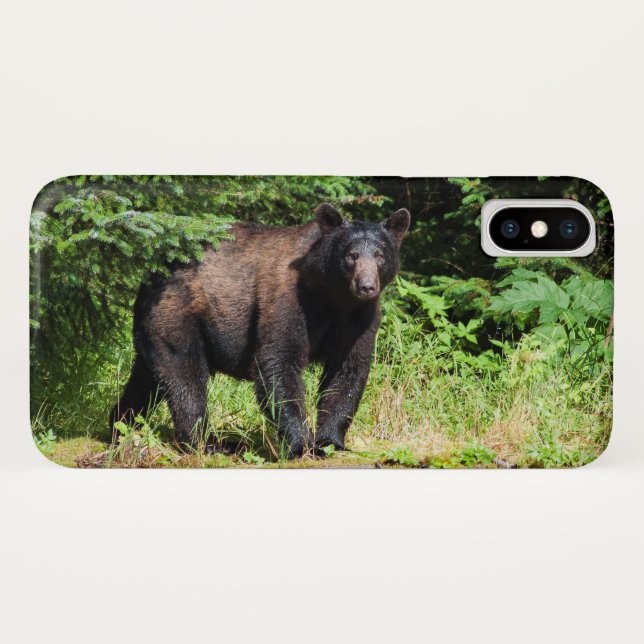 Capa Para iPhone, Case-Mate Urso Negro Alfa (Verso (Horizontal))