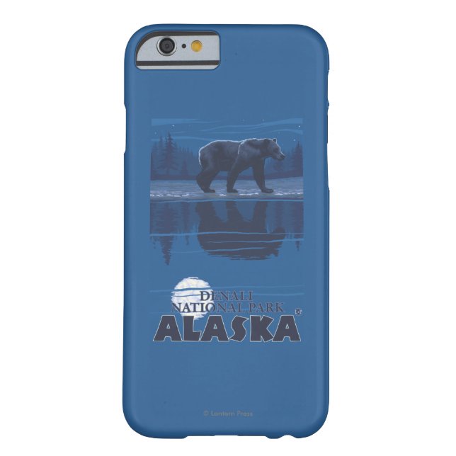Capa Para iPhone, Case-Mate Urso no luar - parque nacional de Denali, Alaska (Verso)
