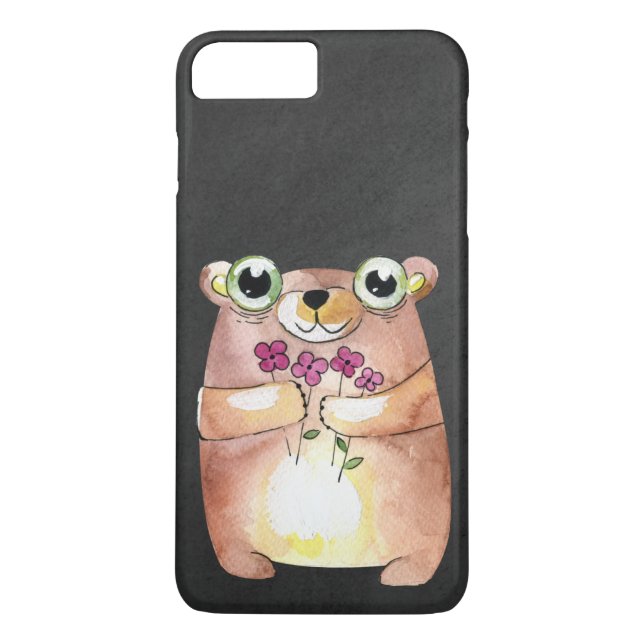 Capa Para iPhone, Case-Mate urso no quadro (Verso)