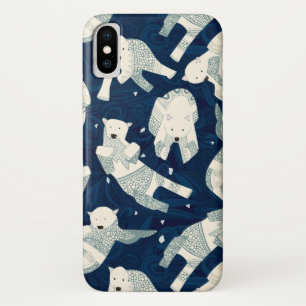 Capa Para iPhone Da Case-Mate ursos polares árcticos à meia-noite