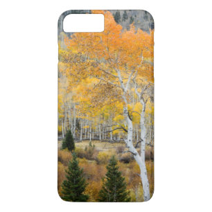 Capa iPhone 8 Plus/7 Plus Utah, EUA. Árvores de Aspen e Matagais de Salgueir