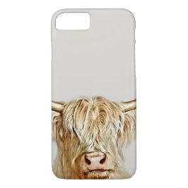 Capa iPhone 8/ 7 Vaca Albino Highland