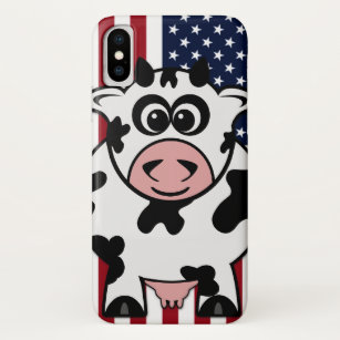 Capa Para iPhone X Vaca americana