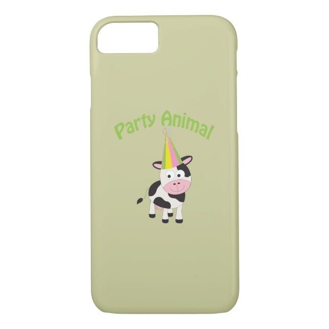 Capa Para iPhone, Case-Mate Vaca animal de festa (Verso)