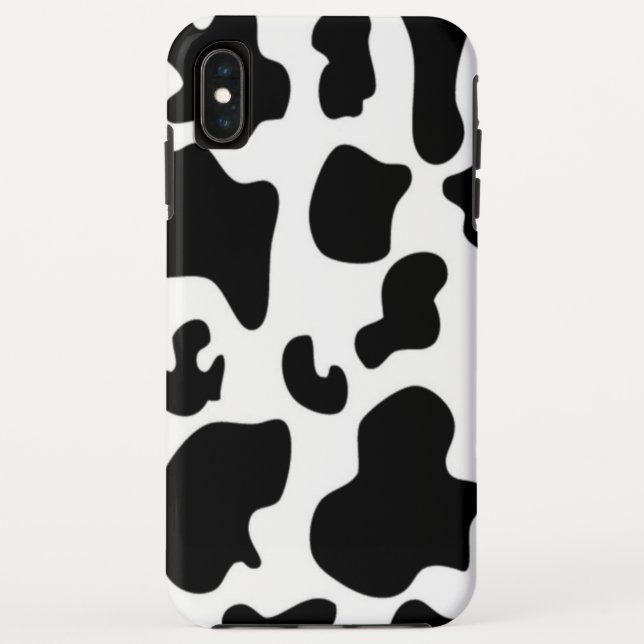 Capa Para iPhone, Case-Mate Vaca Preta e Branca (Verso)
