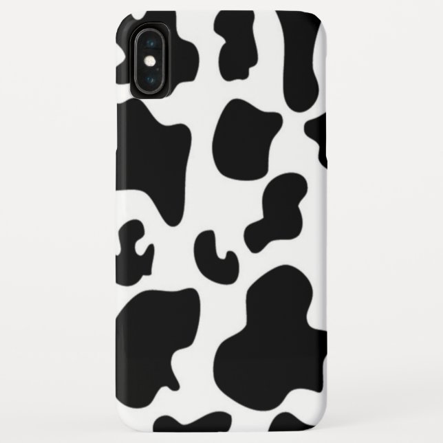 Capa Para iPhone, Case-Mate Vaca Preta e Branca (Verso)