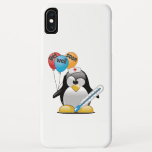 Capa Para iPhone Da Case-Mate Vai logo. Enfermeira de pinguins.