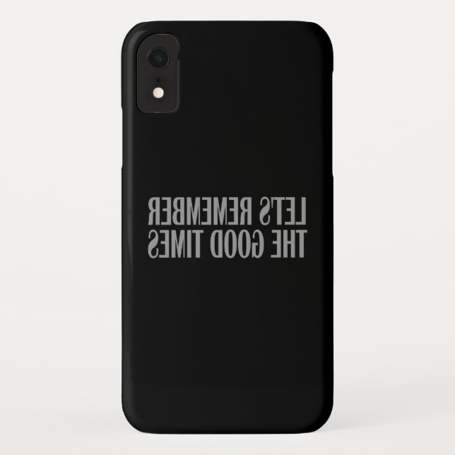 Capa Para iPhone, Case-Mate Vamos lembre-se dos bons tempos (Verso)