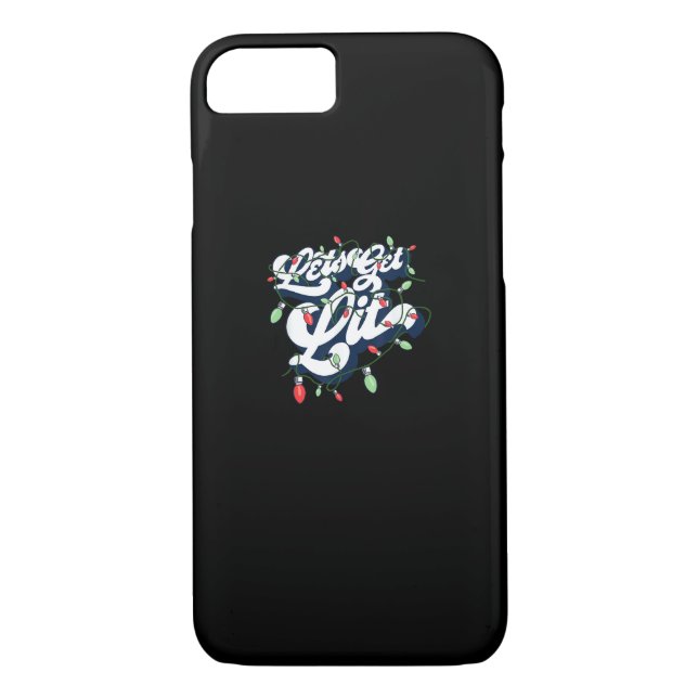 Capa Para iPhone, Case-Mate Vamos Se Solte! Feliz Bebendo Natal (Verso)