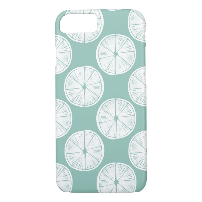 Capa Para iPhone, Case-Mate Vamos Taco Sobre Amor | Padrão do Limão lacrimogên (Verso)