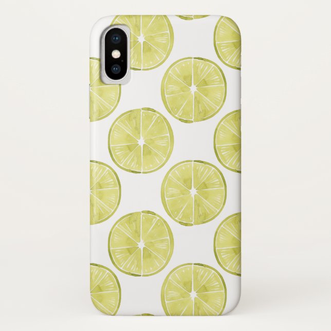 Capa Para iPhone, Case-Mate Vamos Taco Sobre Ele | Padrão do Limão (Verso)