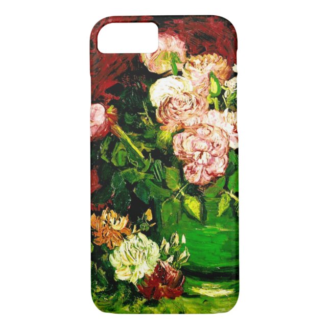 Capa Para iPhone, Case-Mate Van Gogh Peonies e Rosas (Verso)