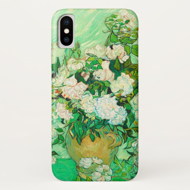 Capa Para iPhone, Case-Mate Van Gogh White Roses (Verso)