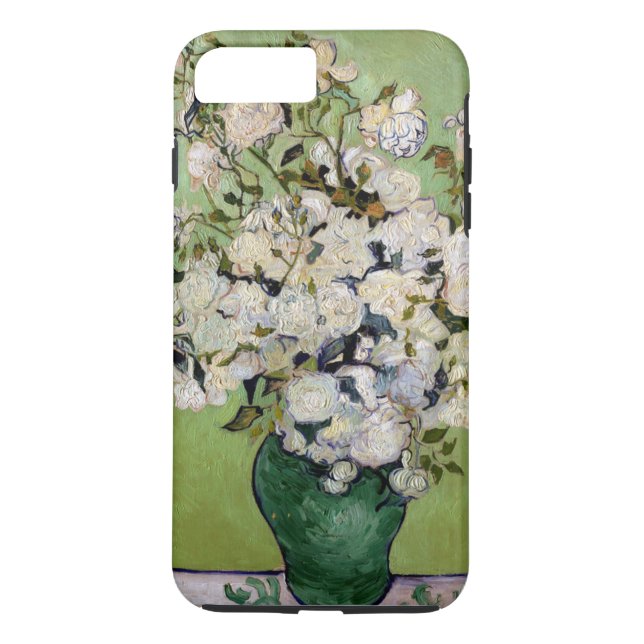 Capa Para iPhone, Case-Mate Van Gogh White Roses Tough iPhone 7 Plus Case (Verso)