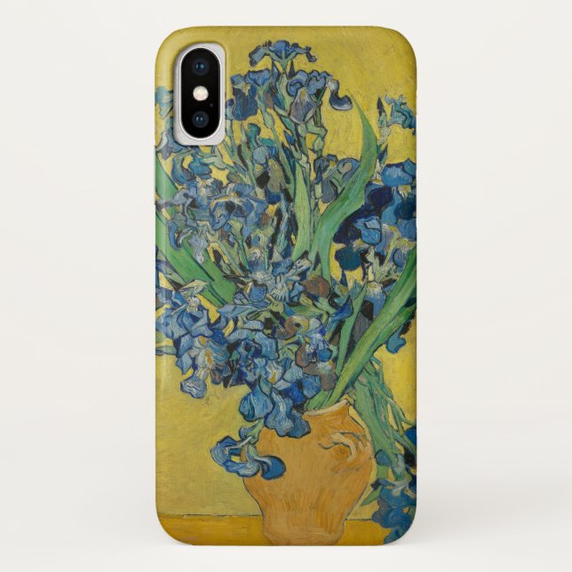 Capa Para iPhone, Case-Mate Vaso de Van Gogh com Íris Classic Impressionismo (Verso)