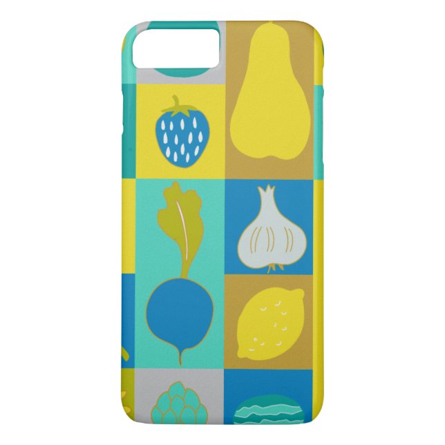 Capa Para iPhone, Case-Mate Veggie Blocks I (Verso)
