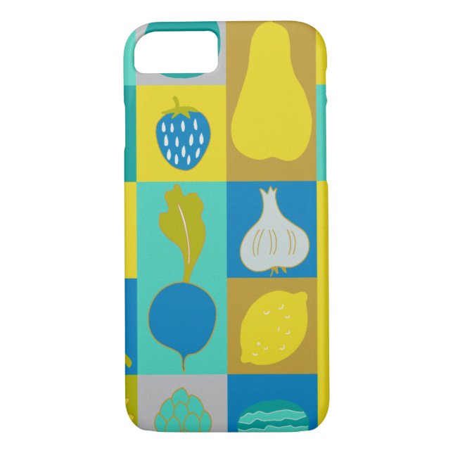 Capa Para iPhone, Case-Mate Veggie Blocks I (Verso)