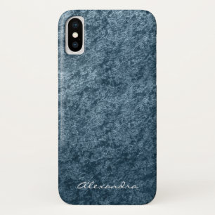 Capa Para iPhone Da Case-Mate Veludo elegante do azul do Aqua da cerceta do
