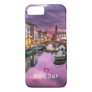 Capa iPhone 8/ 7 Veneza, canal cénico de Italia & arquitetura