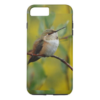 Capa Para iPhone Da Case-Mate verde-giro Fundo amarelo Hummingbird