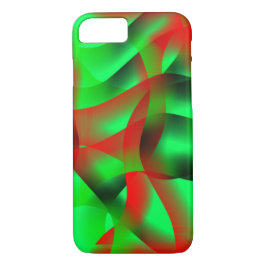 Capa iPhone 8/ 7 Verde limão e ruivo vermelho, com sombra?