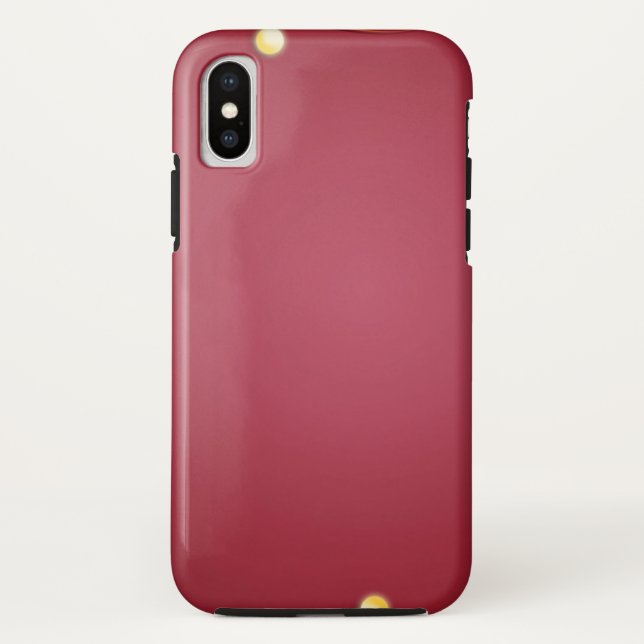 Capa Para iPhone, Case-Mate Vermelho macio | Zazzle_Growth. (Verso)