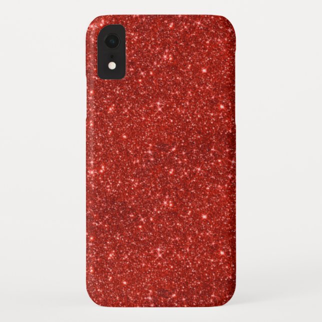 Capa Para iPhone, Case-Mate Vermelho Sparkle (Verso)