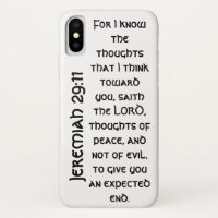 Verso de Bíblia preto moderno Jeremiah 29:11