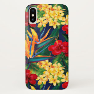 Capa Para iPhone Da Case-Mate Vertical Floral do Havaí, Paraíso Tropical