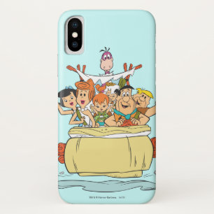 Capa Para iPhone X Viagem à Família Flintstones