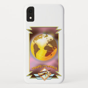 Capa Para iPhone Da Case-Mate Viaje pelo Globo Dourado