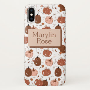 CAPA PARA iPhone DA Case-Mate VÍBULOS DE PUMPKIN DE QUEDA E AUTUNM PERSONALIZÁVE