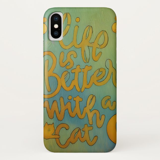 Capa Para iPhone, Case-Mate Vida de Cat (Verso)