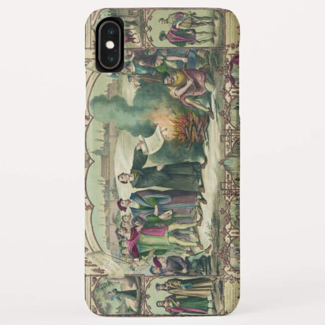 Capa Para iPhone, Case-Mate Vida de Martin Luther & Heroes da Reforma (Verso)