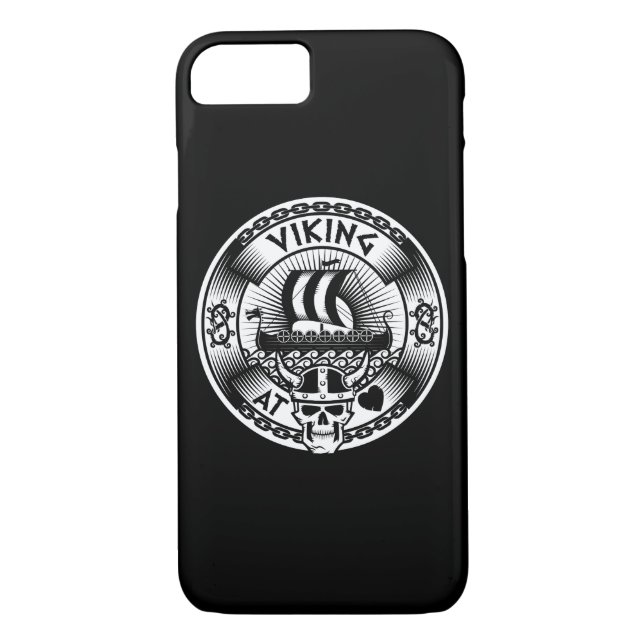 Capa Para iPhone, Case-Mate Viking no coração (Verso)