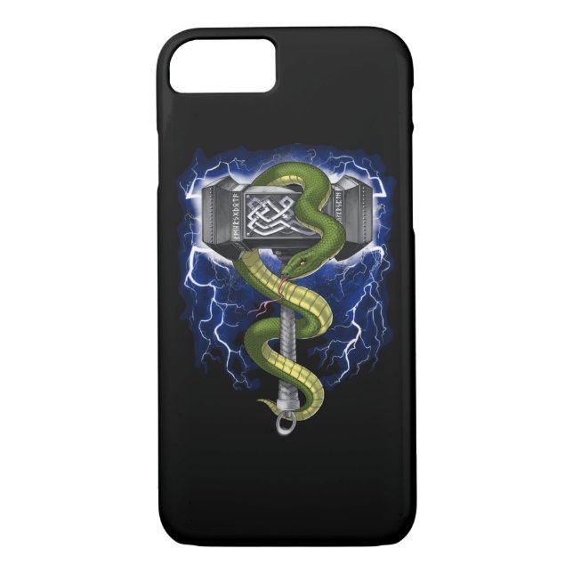 Capa Para iPhone, Case-Mate Viking Warrior Hammer (Verso)