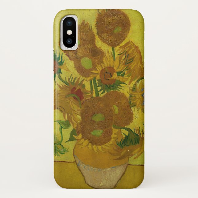 Capa Para iPhone, Case-Mate Vincent Van Gogh 15 Sunflower Painting (Verso)